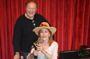 Hank Garrett with his manager, DM Smith.