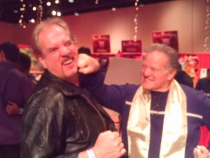 Hank playing around at the Martial Arts Convention in Atlantic City, New Jersey.